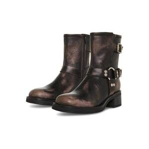 NEW STEVE MADDEN women's brixton leather boots in brown